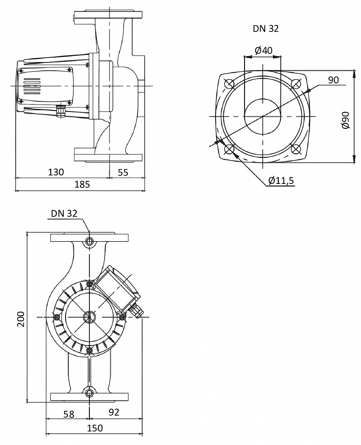 BASIC PRO 32-8SF 1x230V